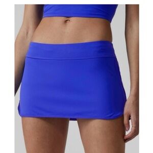 Athleta Women's Vibrant Blue Swim Skirt